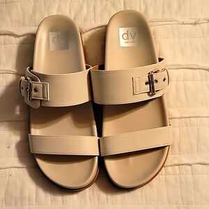 dv 2 strap sandals. Size 9.